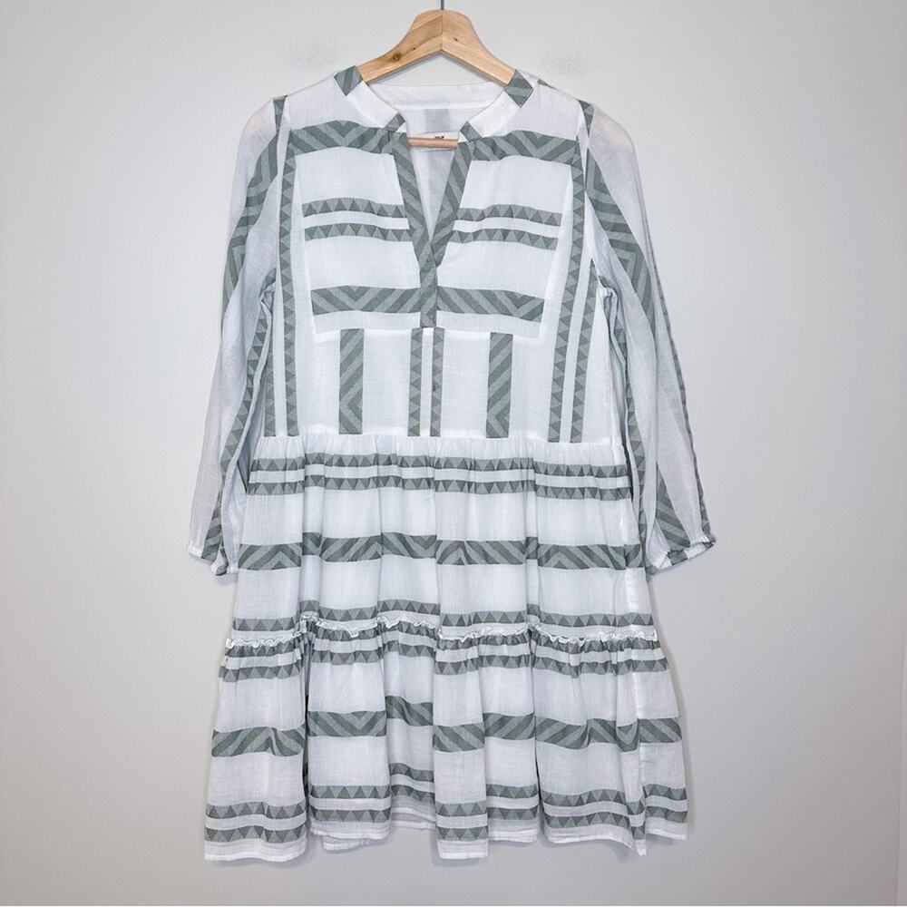 Vineyard Vines Breezy Tiered Jacquard Dress